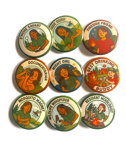 Button Pins | 1.5" Round (10, 20, 40-Pin Set)